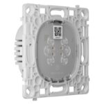 Ajax LightCore (2-gang/2-way) vertical — Relé pro LightSwitch (spínač řazení 6+6)