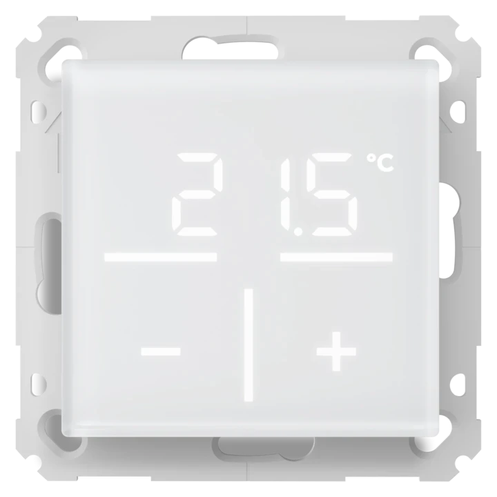 Homematic IP Skleněný nástěnný termostat se senzorem CO2 — HmIP-WGTC