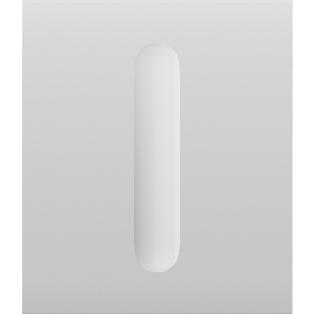 Ajax CenterButton (Dimmer) — Středový kryt stmívatelného tlačítka, bílá