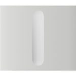 Ajax CenterButton (Dimmer) vertical — Středový kryt stmívatelného tlačítka, vertikální instalace, bílá