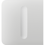 Ajax SideButton (Dimmer) — Boční kryt stmívatelného tlačítka, bílá