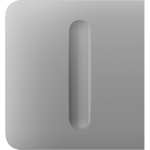 Ajax SideButton (Dimmer) — Boční kryt stmívatelného tlačítka, mlhová