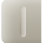 Ajax SideButton (Dimmer) — Boční kryt stmívatelného tlačítka, slonovinová kost.