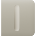Ajax SideButton (Dimmer) — Boční kryt stmívatelného tlačítka, slonovinová kost.
