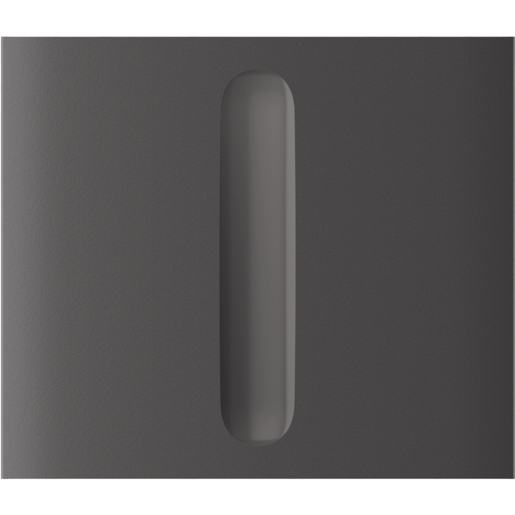 Ajax CenterButton (Dimmer) vertical — Středový kryt stmívatelného tlačítka, vertikální instalace, šedá