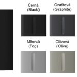 Ajax CenterButton (Dimmer) vertical — Středový kryt stmívatelného tlačítka, vertikální instalace, slonová kost