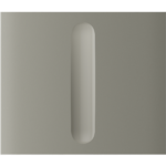 Ajax CenterButton (Dimmer) vertical — Středový kryt stmívatelného tlačítka, vertikální instalace, olivová