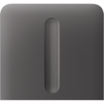 Ajax SideButton (Dimmer) vertical — Boční kryt stmívatelného tlačítka, vertikální instalace, šedá
