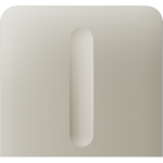 Ajax SideButton (Dimmer) vertical — Boční kryt stmívatelného tlačítka, vertikální instalace, slonovinová kost