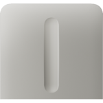 Ajax SideButton (Dimmer) vertical — Boční kryt stmívatelného tlačítka, vertikální instalace, ústřicová