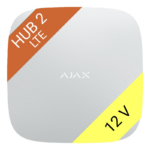 Ajax Hub 2 4G 12 V, bílá