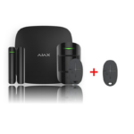 SET Ajax StarterKit 4G + SpaceControl — ZDARMA, černá