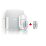 SET Ajax StarterKit 4G + SpaceControl — ZDARMA, bílá