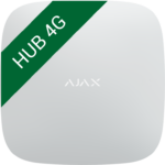 SET Ajax StarterKit 4G + SpaceControl — ZDARMA, bílá