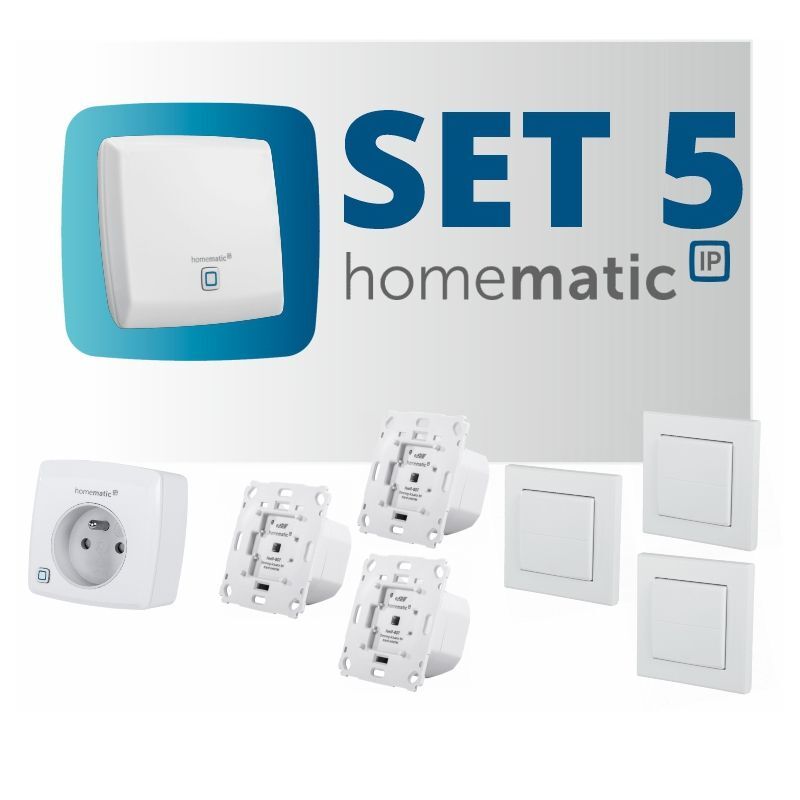 Homematic IP Sada osvětlení (s možností stmívání) — HmIP-SET5