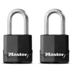 Visací zámek z vrstvené oceli  — Master Lock Excell — 48mm (2 ks / blistr)