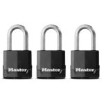 Visací zámek z vrstvené oceli — Master Lock Excell — 48mm (3 ks / blistr)
