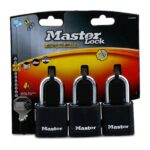 Visací zámek z vrstvené oceli — Master Lock Excell — 48mm (3 ks / blistr)