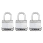 Titanový visací zámek — Master Lock Excell — 45mm (3 ks / blistr)