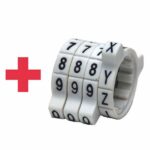 SET Kombinační visací zámek horizontální  Master Lock ( balení / 4 blistry)