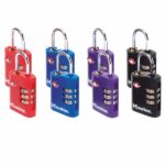 SET Kombinačních visacích zámků Master Lock TSA ( balení / 4 blistry)