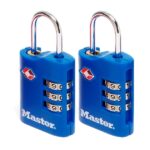 SET Kombinačních visacích zámků Master Lock TSA ( balení / 4 blistry)