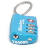SET Visací kombinační zámek Master Lock TSA ( balení / 4 blistry)