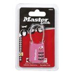 SET Visací kombinační zámek Master Lock TSA ( balení / 4 blistry)