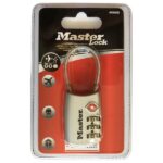 SET Visací kombinační zámek Master Lock TSA ( balení / 4 blistry)