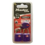SET Visacích zámků Master Lock TSA ( balení / 4 blistry)