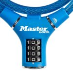 SET Ocelové kombinační lanko na kolo Master Lock — 0,9m (1 balení / 4 ks)